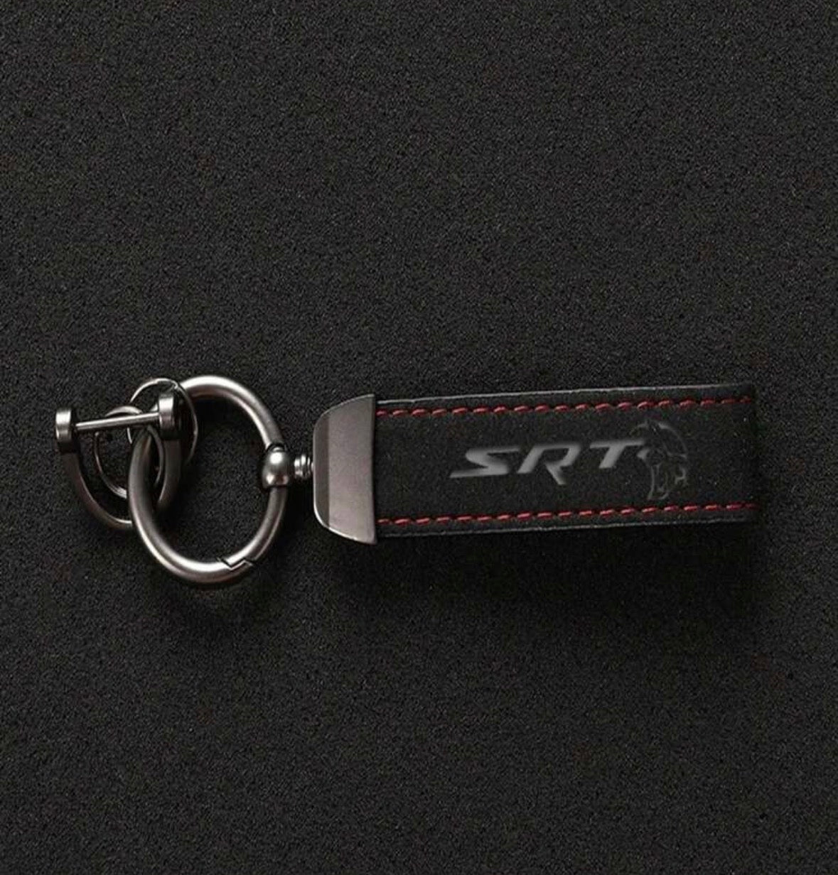 Leather keychain